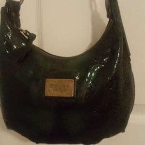 Simply Vera by Vera Wang patent snake skin purse